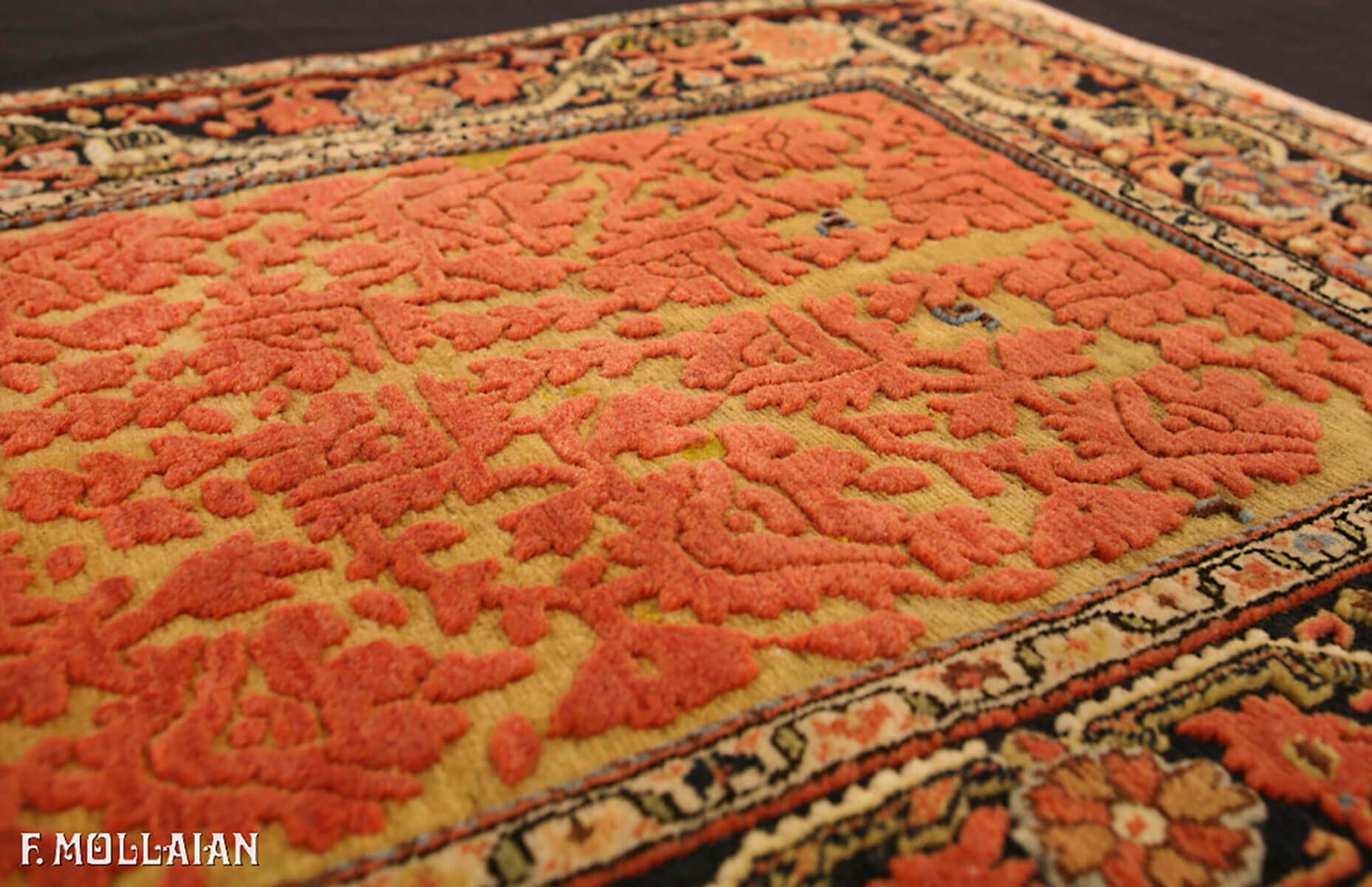 Antique Persian Jowzan Rug n°:39358559
